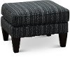 Classic Navy Blue Ottoman - Reena