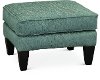 Clearance Classic Blue-Green Ottoman - Loom