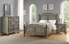Casual Classic Gray 4 Piece King Bedroom Set - Barnwell