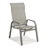 Two Contemporary Outdoor Patio Arm Chairs - Daytona