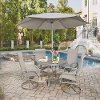 7 Piece Round Outdoor Patio Dining Set - Daytona