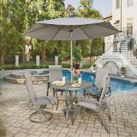 7 Piece Round Outdoor Patio Dining Set - Daytona