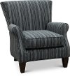 Classic Navy Blue Wing Back Chair - Reena