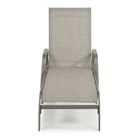 Gray Contemporary Outdoor Patio Chaise Lounge Chair - Daytona