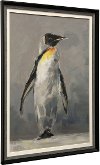 Penguin Textured Framed Wall Art Print