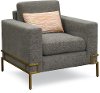 Contemporary Modern Gray Chair - Quentin