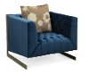 Modern Contemporary Indigo Blue Chair - Lorimer
