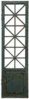 Clearance Old Traditional Weathered Wood Door Panel Wall Hanging
