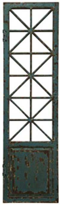 Old Traditional Weathered Wood Door Panel Wall Hanging