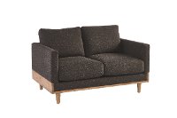 Magnolia Home Furniture Modern Charcoal Loveseat - Circa