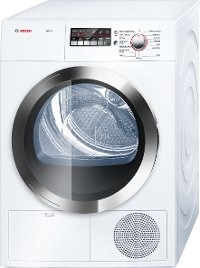 WTB86202UC Bosch 24 Inch Compact Condensation Dryer Axxis Plus - White