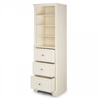 Classic White Closet Wall Drawer Unit - Naples