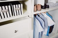 Classic White Closet Wall Drawer Unit - Naples-2
