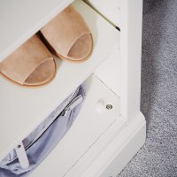 Classic White Closet Wall Shelf Unit - Naples-2