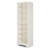 Classic White Closet Wall Shelf Unit - Naples-3