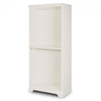 Classic White Closet Wall Hanging Unit - Naples