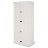 Classic White Closet Wall Hanging Unit - Naples-2