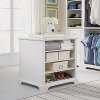 Classic White 36 Inch Storage Island - Naples-4
