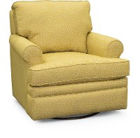225-462/F150045 Yellow Zest Swivel Glider Accent Chair - Roxie