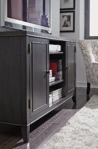 56 Inch Contemporary Gray TV Stand - 5th Avenue