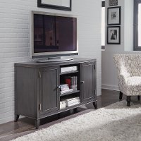 56 Inch Contemporary Gray TV Stand - 5th Avenue-5
