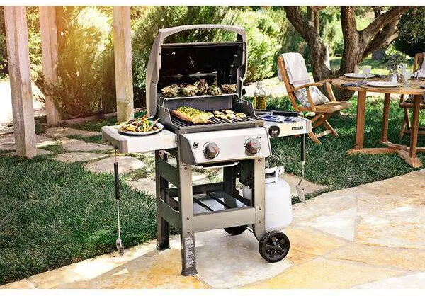 44010001 Weber Spirit II E-210 Liquid Propane Grill Black-6