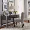 Contemporary Gray Writing Desk - 5th Avenue-6