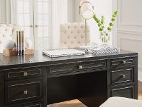 Contemporary Gray Executive Desk - 5th Avenue-3