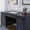 Contemporary Gray Executive Desk - 5th Avenue-4