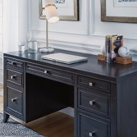 Contemporary Gray Executive Desk - 5th Avenue-4