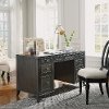 Contemporary Gray Executive Desk - 5th Avenue-7