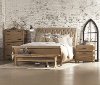 Clearance Magnolia Home Furniture Queen Upholstered Sleigh Bed - Camion