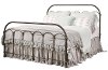Clearance Magnolia Home Furniture King Upholstered Sleigh Bed - Camion