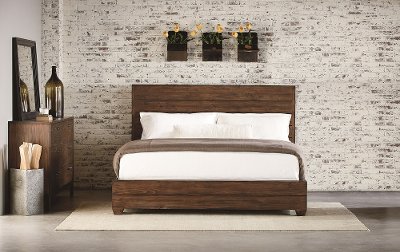 Magnolia Home Furniture Brown King Size Bed - Framework