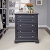 Classic Black 30 Inch Storage Island - Bedford