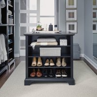 Classic Black 36 Inch Storage Island - Bedford-2