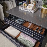 Classic Black 36 Inch Storage Island - Bedford-3