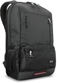 VAR701-4 BLACK Black Draft Laptop Backpack - Varsity
