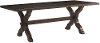 Clearance Chimney Brown Sawbuck Trestle Dining Table - Magnolia Home