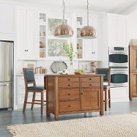 Aged Maple Kitchen Island Set - Tahoe