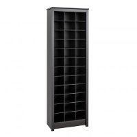 Black Shoe Storage Cabinet - Space-Saving-2
