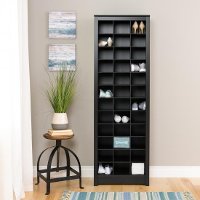 Black Shoe Storage Cabinet - Space-Saving-4