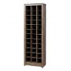 Drifted Gray Shoe Storage Cabinet - Space-Saving