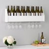 White Floating Wine Rack-3
