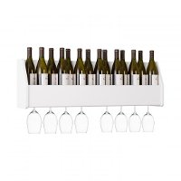 White Floating Wine Rack-4