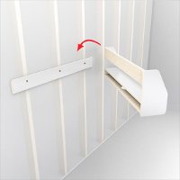White Floating Wine Rack-5