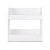 White Two-Tier Floating Wine Rack