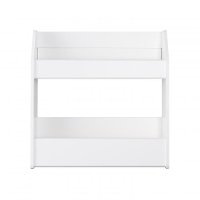 White Two-Tier Floating Wine Rack