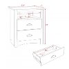 Modern Rustic Drifted Gray Nightstand - Salt Spring-4