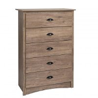 Rustic Modern Drifted Gray Chest of Drawers - Salt Spring-2